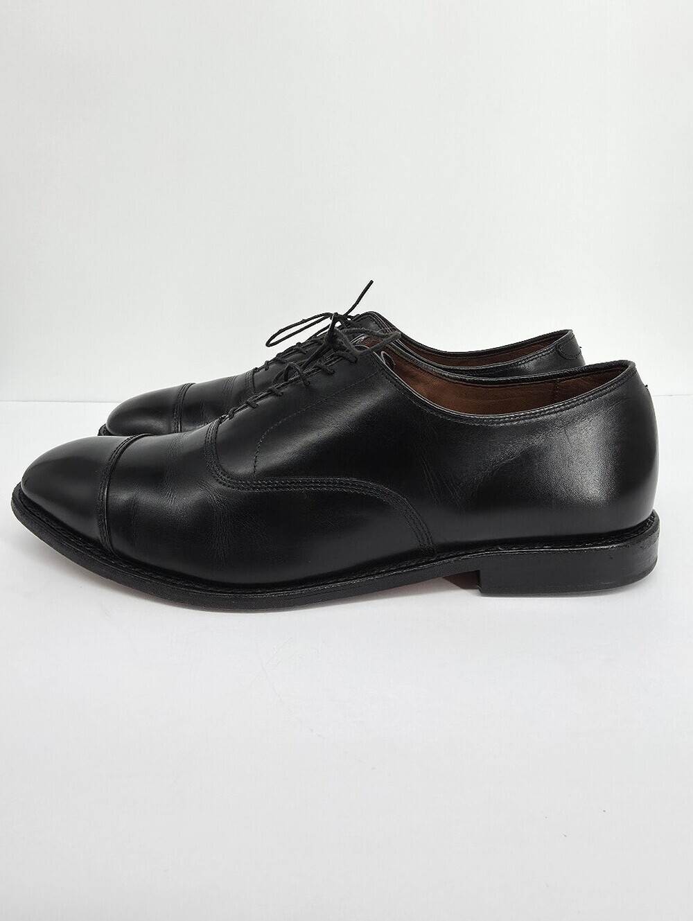 Allen Edmonds Park Avenue Black Leather Cap Toe Oxford Dress Shoes 12 D 5615